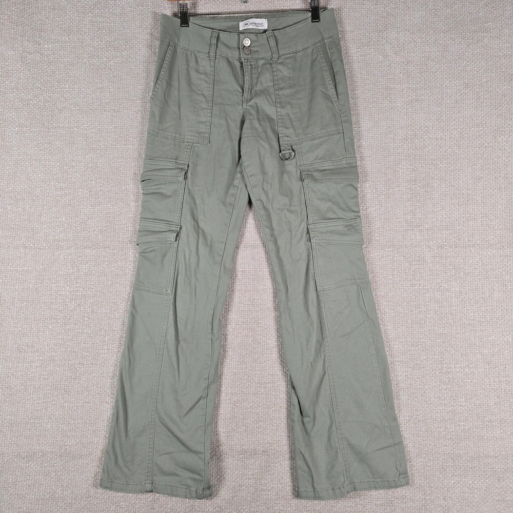 REgeneration Celebrity Pink Womens Cargo Pants Sage Green Bootcut Size 7/28